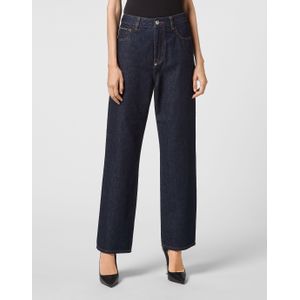 Denim Broek Losjes Iconic Plein