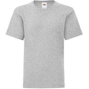 Fruit of the Loom - Iconic Heather T-shirt - Kinderen - Zacht aanvoelend - Crew Neck