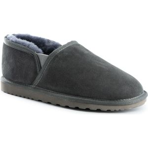 Wooli - Newcastle - Slip-On Slippers - Unisex - Schapenvacht - Leren Suède