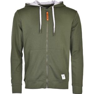 TOP GUN - Sweatvest - Bruin / Grijs Gemêleerd / Olijfgroen