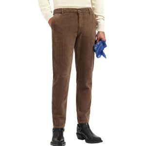 No Excess - Capri Broek - Bruin - Corduroy - 7/8 Lengte