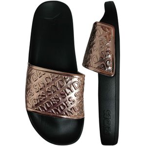 Slydes - Sky Slide - Badslippers - Zwart Roségoud