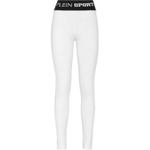 Plein Sport - Jogging Push Up Leggings Basic - Wit - Dames - Polyester