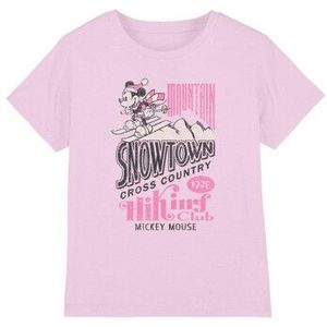 Disney Kinderen/kinderen snowtown ski mickey mouse t-shirt