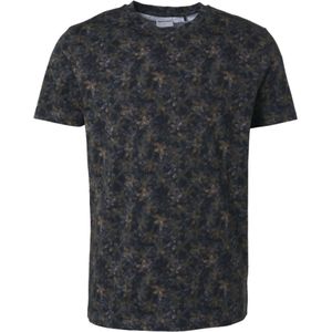 No Excess T-shirt crewneck allover printed olive