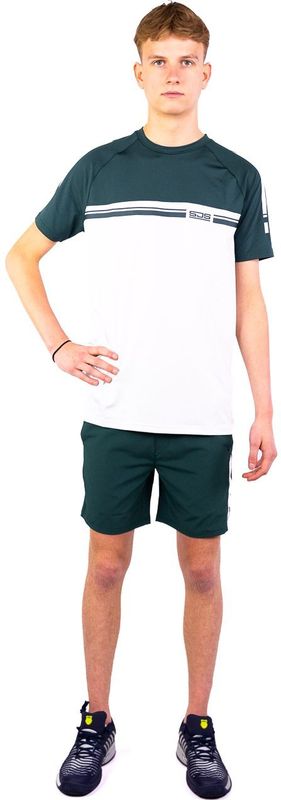 Sjeng Sports Sportshirt Coster Wit/Donkergroen