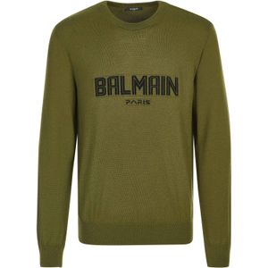 Balmain - WH0KD000K055UEE - Trui - Zacht - Merino Wolmix