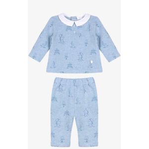 Patachou - Toile de Jouy - Jongens Baby Set - Pure Blue