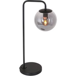 Steinhauer Design tafellamp rookglas zwart