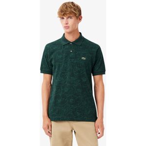 Lacoste - L.12.12 - Poloshirt - Groen - Klassiek Fit - Bloemendruk