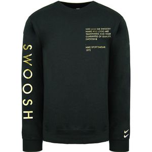 Nike - Swoosh - Pullover - Zwart - Lange Mouw - Crew Hals - Heren