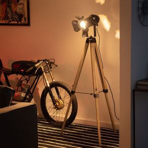 Bussandri Exclusive Vloerlamp | kurang| | woonkamer | eetkamer | slaapkamer | industriele vloerlampen
