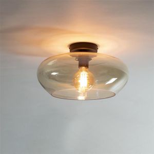 Hoyz plafondlamp elevate glass amber color glas