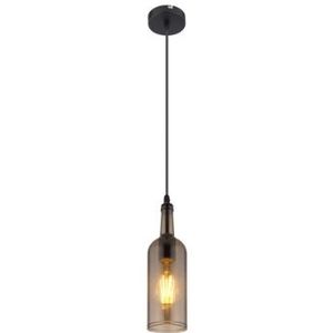 Globo Hanglamp glas in flesoptiek | | e27 | restaurantverlichting | bedrijvenverlichting | woonkamer