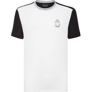 Billionaire - T-shirt - Wit - Ronde Hals - Katoenpiqué