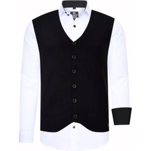 Shirt met vest set van 2