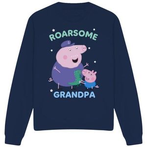 Peppa Pig Uniseks sweatshirt met roarsome opa varken voor volwassenen