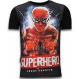 Local Fanatic Superhero digital rhinestone t-shirt