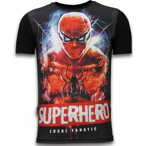 Local Fanatic Superhero digital rhinestone t-shirt