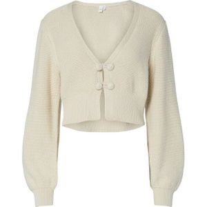 Y.A.S - Yaslaura - Gebreid Vest - Ecru