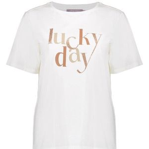 Geisha - Lucky Day - T-shirt - Off White - Dames