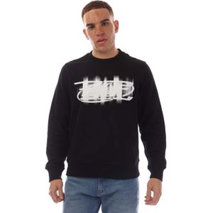 Diesel - S-Ginn-N - Sweatshirt - Zwart - 100% Katoen