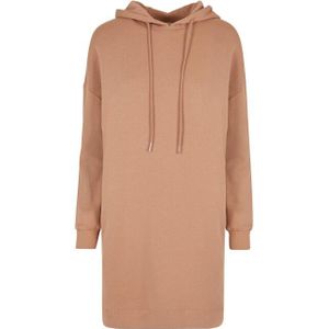 Urban Classics Dames badstof organic oversized hoodie jurk