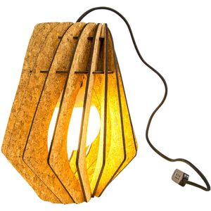 Bomerango Spin s kurken hanglamp small met koordset zwart Ø 25 cm