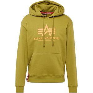 Alpha Industries - Basic Hoodie - Groen - Katoen/Polyester