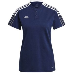 Adidas - Tiro 21 - Poloshirt - Zwart - 58% Katoen, 42% Gerecycled Polyester, Aeroready, Lichtgewicht
