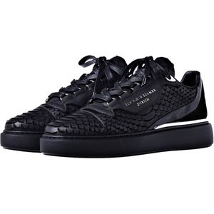 Benjamin Berner Raphael low top python cut-matt nappa sneaker