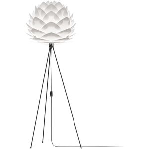 Umage Silvia medium vloerlamp white met tripod zwart Ø 50 cm