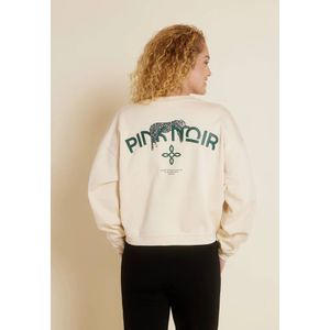 Pink Noir Pn22242966 hazel sweatshirt white swam