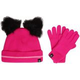 Dare2b Set kinder-/kidsmuts en -handschoenen in fluffy kleuren