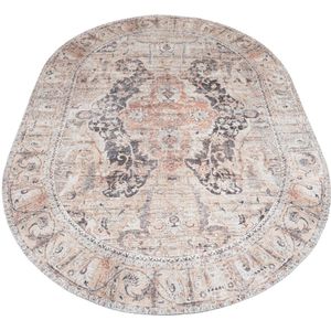 Veer Carpets Vloerkleed mahal beige 00 ovaal 200 x 290 cm