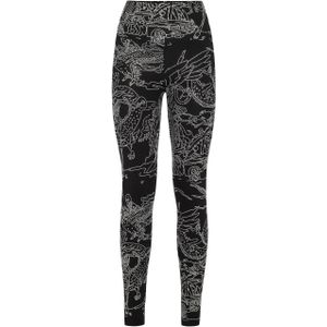 Philipp Plein - Jogging Leggings - Zwart - Stretchkatoenjersey - Strass Skeleton Tattoo