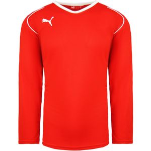 Puma - V5.08 - Sportshirt - Rood - Lange Mouw - V-Hals - Heren