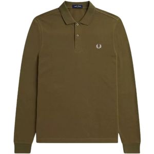 Fred Perry - Uniform - Poloshirt - Groen - Lange Mouw