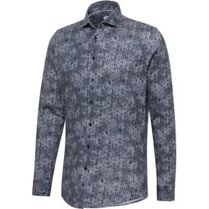 Blue Industry Overhemd jersey, bloemen motief