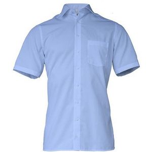 Marvelis - Chambray - Overhemd - Korte Mouwen - Heren