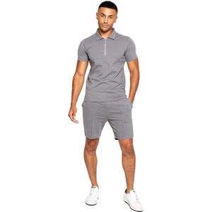 Enzo - Polo Trainingspak Set - Grijs - Heren
