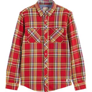 Scotch & Soda Archive flannel check red check