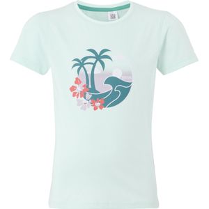 Regatta - Grafische Print T-Shirt - Blauw - 100% BCI Katoen - Korte Mouwen