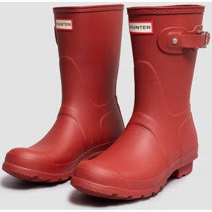 Hunter Dames Regenlaarzen Womens Original Short - Rood