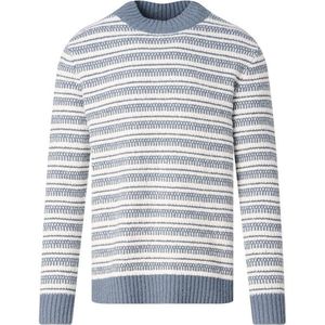 Drykorn - Zayn - Trui - Blauw - Ronde Hals - Lange Mouw