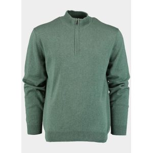 Bos Bright Blue Half zip half zip 100% katoen 528400cct-13/735