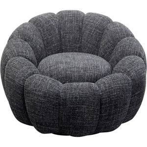 Kare Design Draaifauteuil peppo bloom melange black