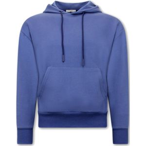 Tony Backer Basic oversize fit hoodie navy