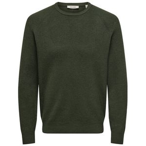 Only & Sons - Onsalfi - Donkergroene Trui - Lange Mouwen