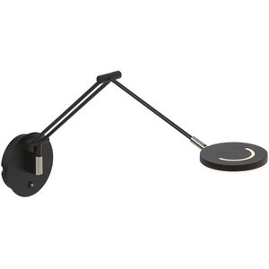 Steinhauer Moderne wandlamp - glas modern led l: 14cm voor binnen woonkamer eetkamer zwart
